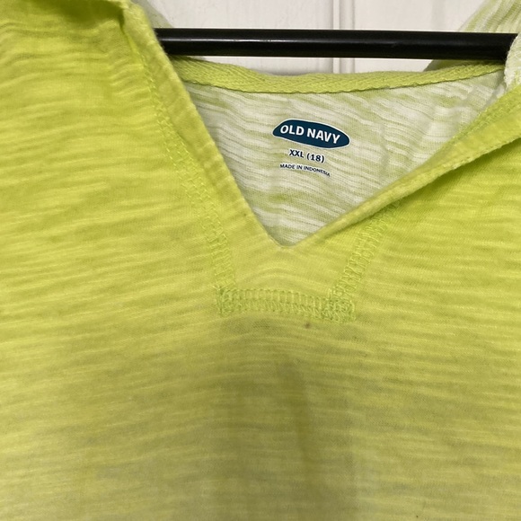 OLD NAVY OMBRÉ HOODED SWIM COVER UP FOR GIRLS SIZE XXL (18) - Picture 2 of 5